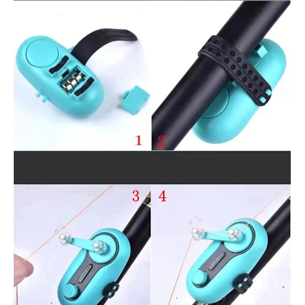 Fiske larm elektronisk summer indikator siren  bett larm hav spö indikator ljud ljus larm fiske larm fiske delar
