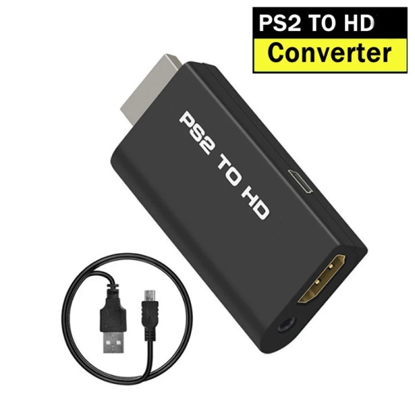 Korkea laatu PS2 HDMI-yhteensopiva muunnin sovitin video muunnin äänilähdöllä HDTV HD näyttö tuki kaikki PS2 näyttö tilat