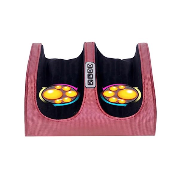 Elektrisk Fot Massager Shiatsu Knådning Djup vävnad Koppla av Uppvärmd Ruller Val Smärta Lättnad Trötthet Muskler Vibrator Maskin Hälsa