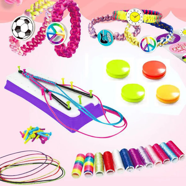 DIY Hand Rep Flätningsset Armband Rep Weaver Kit Hand Rep Armband Maker Set
