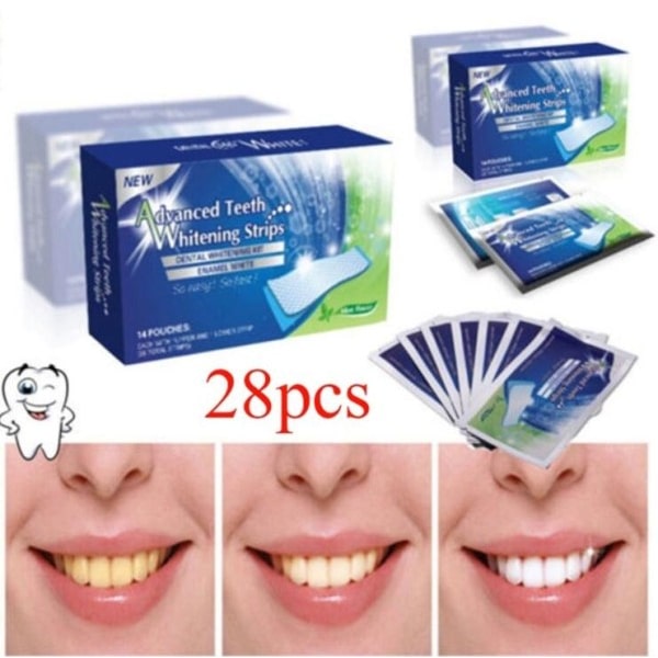 Profesjonell gel tenner bleking strips tenner strips bleking dental bleking verktøy