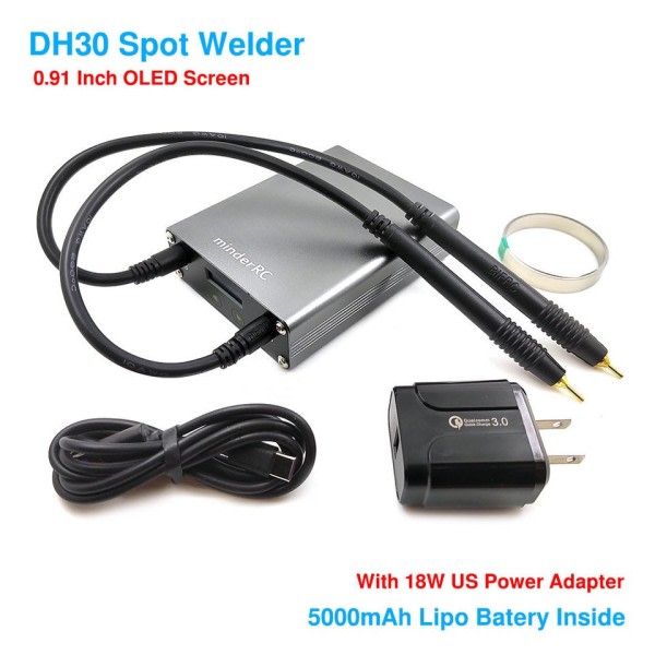 OLED Skærm Portable Spot Welder For Max 0,15mm Nikkel Strip Spot Welding Machine