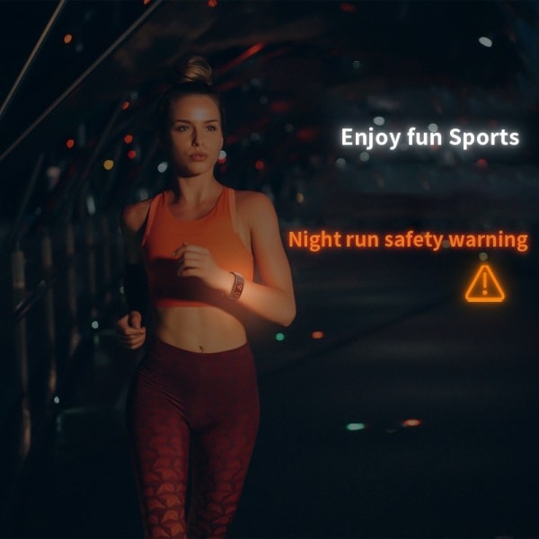 LED Display Armbånd Lysende Armbånd Bluetooth APP Redigering Glødende Armbånd