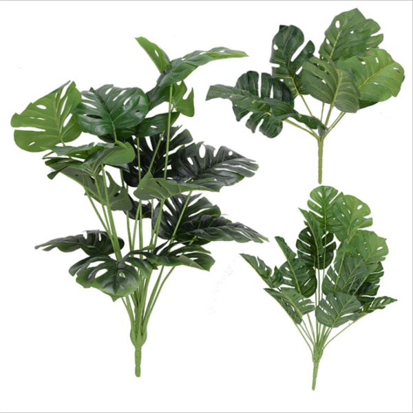 Stor skilpadde rygg blader kunstige planter bryllup diy hjem stue rom kontor hotell  fest kontor dekorasjon