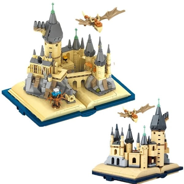 Harris School Magic Castle Book Building Block Magical Knights Forbidden Forest Potterly Brick Leker