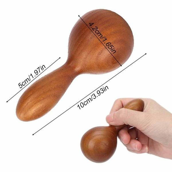 1st Handhållen Trä Massage Stick Lymphatic Drainage Massager Trä terapi Verktyg
