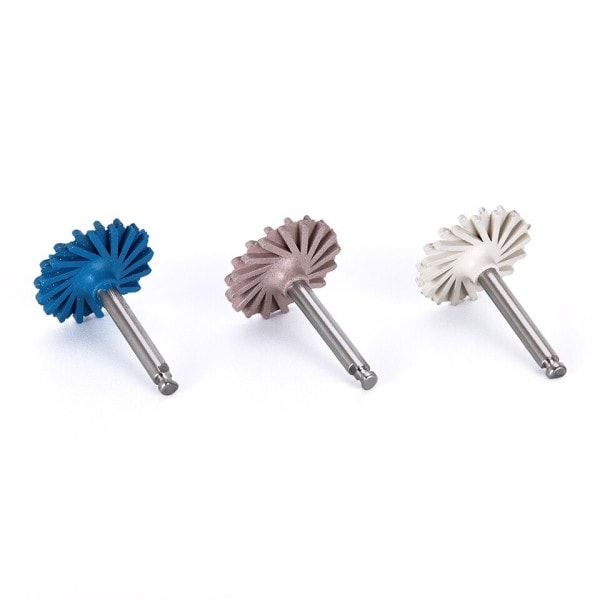 6 stk sæt dental komposit polering disk kit RA diamant 3-trins poler system 1