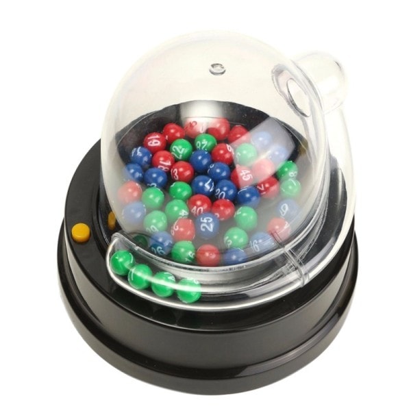 Sähkö onnen arpajaiset lelu numero poiminta kone mini arpajaiset bingo pelit Shake Lucky Ball