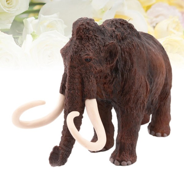 Simulering Mammut Model Dyr Model Elefant Legetøj Desktop Dekoration Håndværk Kunstig Elefant
