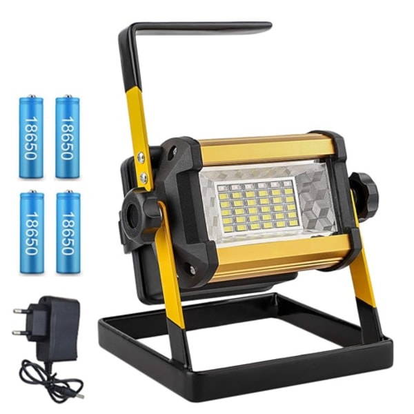50W Flood Light Utomhus Portabel LED Reflektor Spotlight Laddningsbar Projektor Floodlight