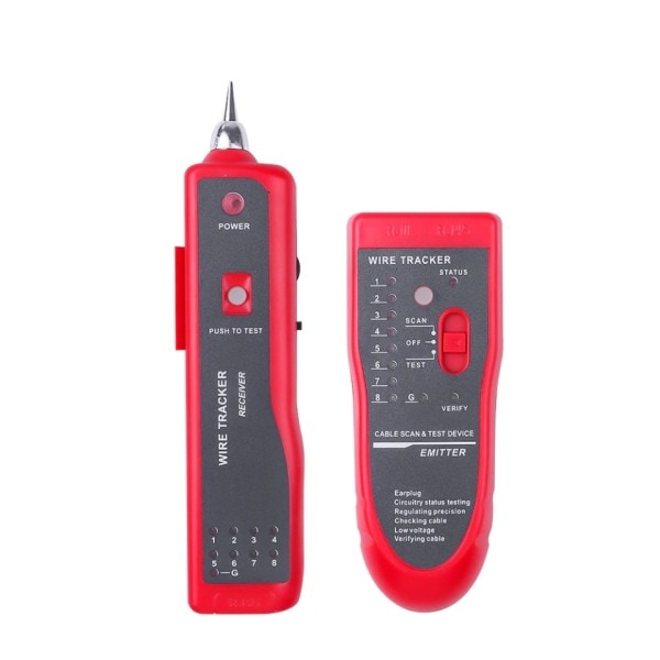 Ethernet LAN Netværk Kabel Tester RJ11 RJ45 Cat5 Cat6 Telefon Wire Tracker Tracer Toner