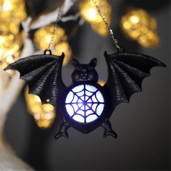 Halloween Flagermus Væg Lys LED Flagermus Hængende Lys Dekor Rædsel Tema Fest Dekoration Dekor Lampe