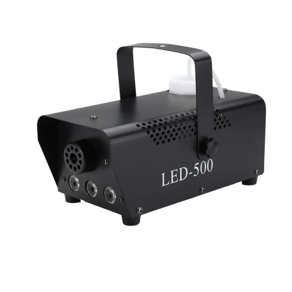 färgglad rök maskin mini LED fjärrkontroll dimma ejektor dj julfest scen ljus dimma maskin