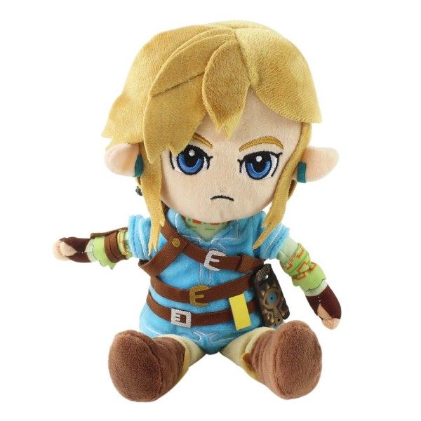 21 cm Japan Spel Svärd och Sköld Plysch leksaker Mjuka stoppade Miyamoto Tecknade Dockor För Barn födelsedag