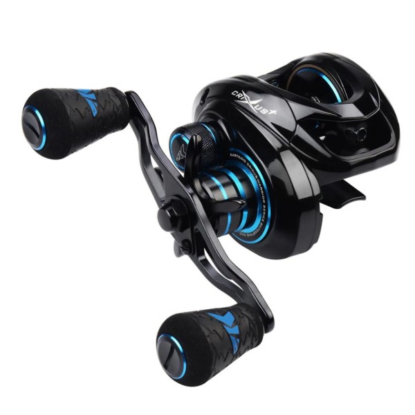 Crixus 7+1BBs 8KG Max Drag 206g Super Light Weight Baitcasting Reel Magnetic Brake System