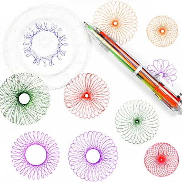 22 kpl Spirografi Vivain piirustus raaputus maalaus lelut