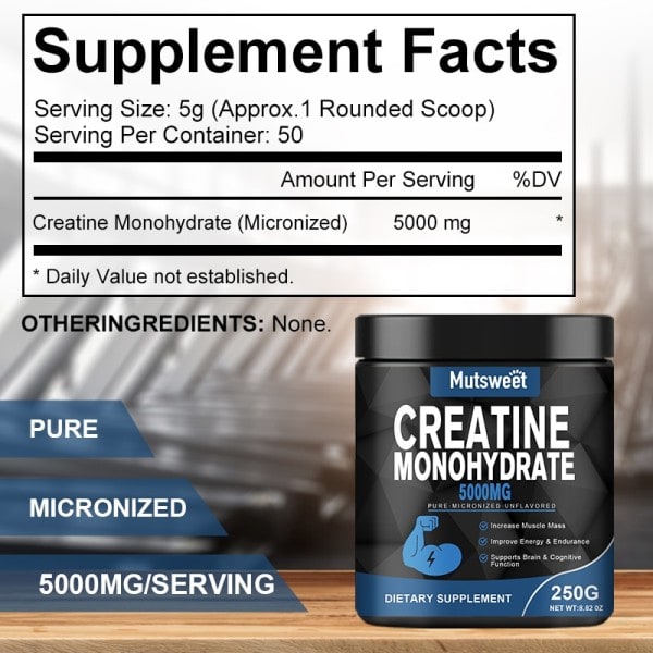 Kreatin monohydrat pulver kapsel myse protein utholdenhet ytelse forbedring  tilskudd