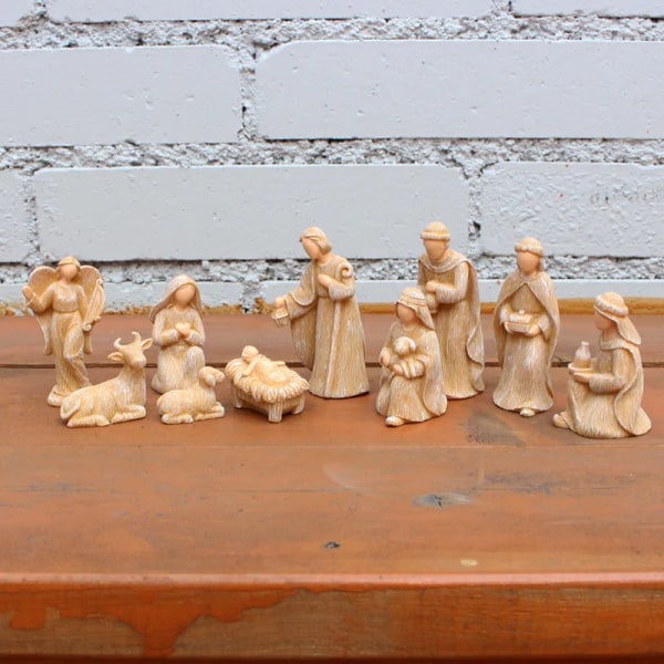 10 kpl aktiviteetti syntymä joulu seimi kohtaus koriste figuurit katolinen  kristillinen huone sisustus 8876 | Fyndiq