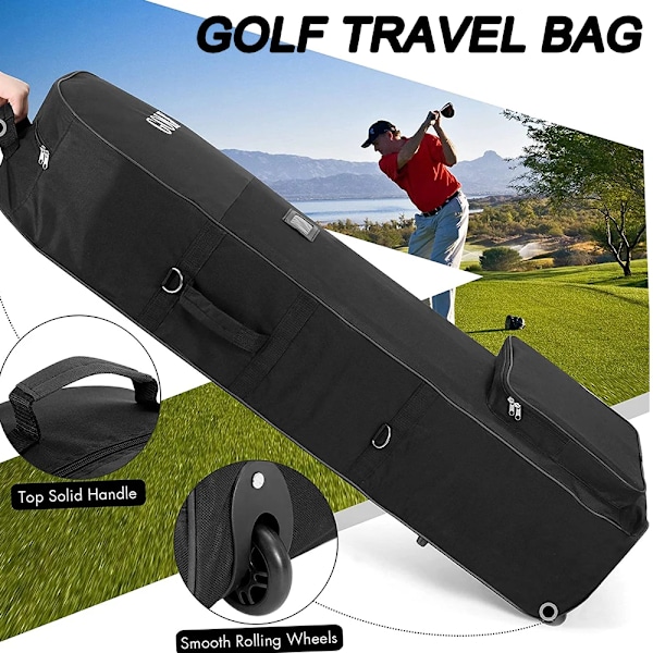 Mjuk Golf Rese väskor Med Hjul Large Capacity Aviation väska