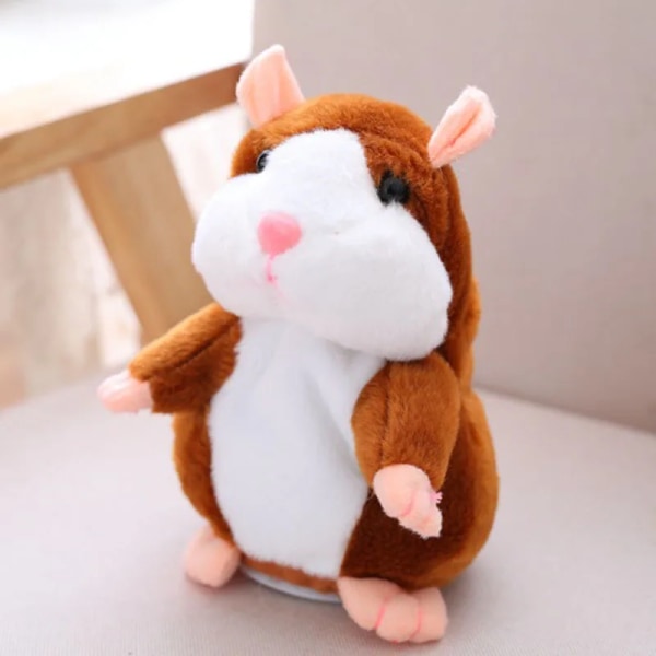 Pratar Hamster Plysch Leksaker Prata Prata Ljud Spela in Repetera Stuffed Plysch Djur Kawaii Hamster leksak