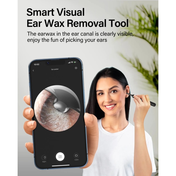 Høj kvalitet Ear Cleaner Bebird X0 Voks Fjerner Værktøj Smart Visual Sticks Otoscope 1080P HD Earpick Endoscope Ørering