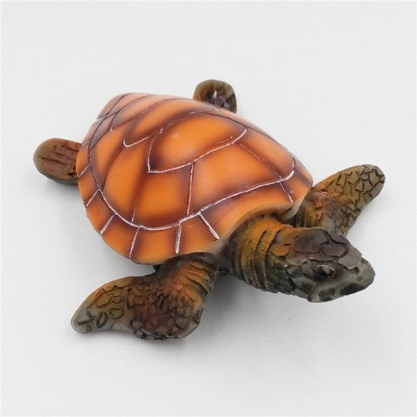 Stilig Akvarium Ornament Polyresin Skildpadde Skildpadde Kunstig Fisk Tank Skildpadde Dekorasjon