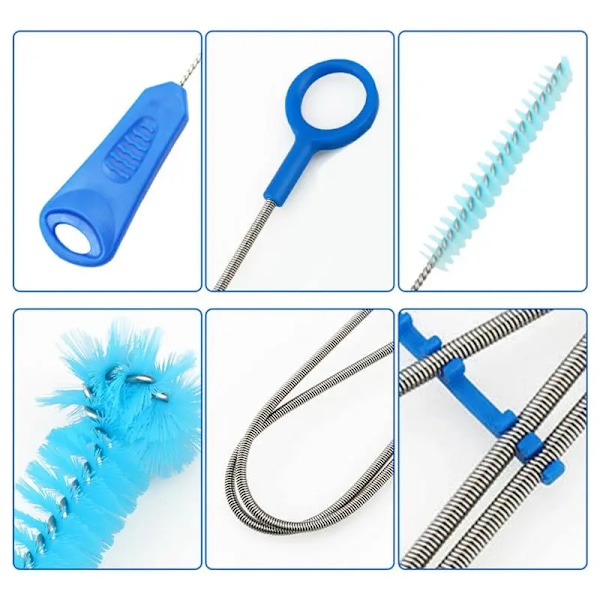 Vand hydrering blære rengøring børste kit plastik udendørs drikke vand pose renser camping vandreture madlavning forsyninger 4 i 1