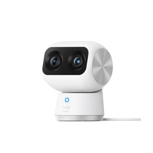 Säkerhet Inomhus Cam S350 Dubbel Kameror 4K UHD Upplösning Säkerhet Kamera 8× Zoom 360° PTZ Human/Pet AI Wifi övervakning kamera