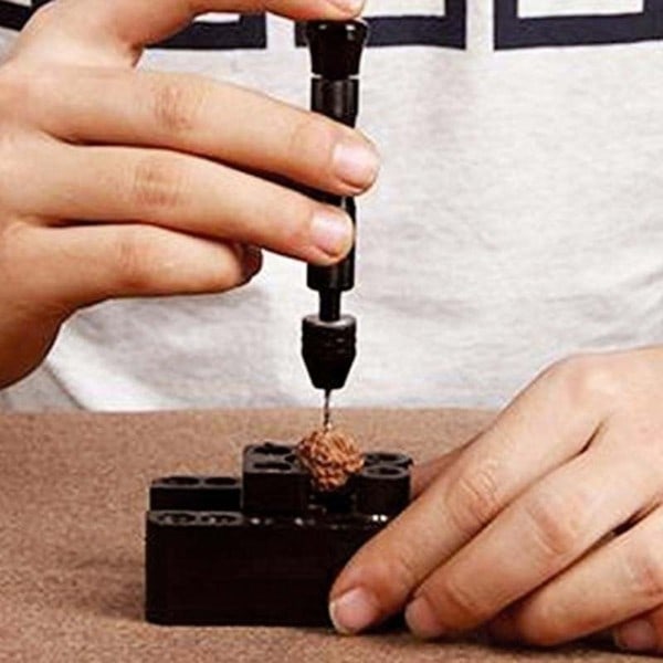 Handborr borrning hål aluminium legering mini mikro aluminium hand borr med twist chuck