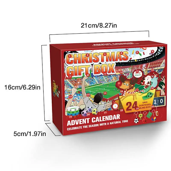 jul advent kalender fotball nett jul nedtelling barn fotball leketøy