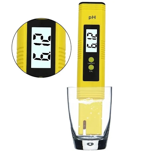 PH Meter 0,01 Hög Precision för Vatten Kvalitet Tester med 0-14 Mätning Räckvidd