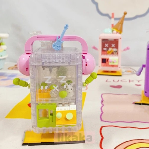 Mini nukke kone malli rakennus palikat Creative Claw Catch Mini Blocks lelut tee-se-itse lelu palikoita interaktiiviset lelut
