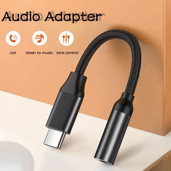 USB C To 3 5 MM Jack Aux sovitin C-tyyppi 3 5 liitin ääni kaapeli puhelin lisälaitteet Cabo adaptador