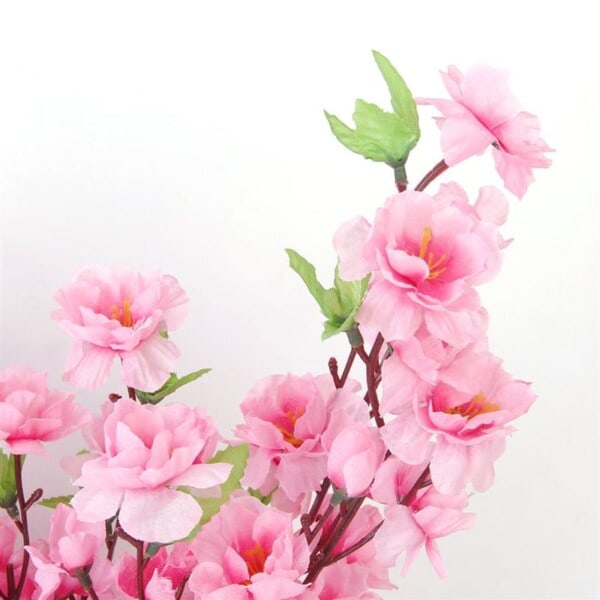 Fersken blomst simulering blomster kunstig blomst bryllup kirsebær blossom falsk blomst
