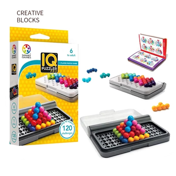 1 Box Intelligence Magic Beads Rejsespil til børn og voksne en kognitiv færdighedsopbygning hjernespil børn montessori legetøj