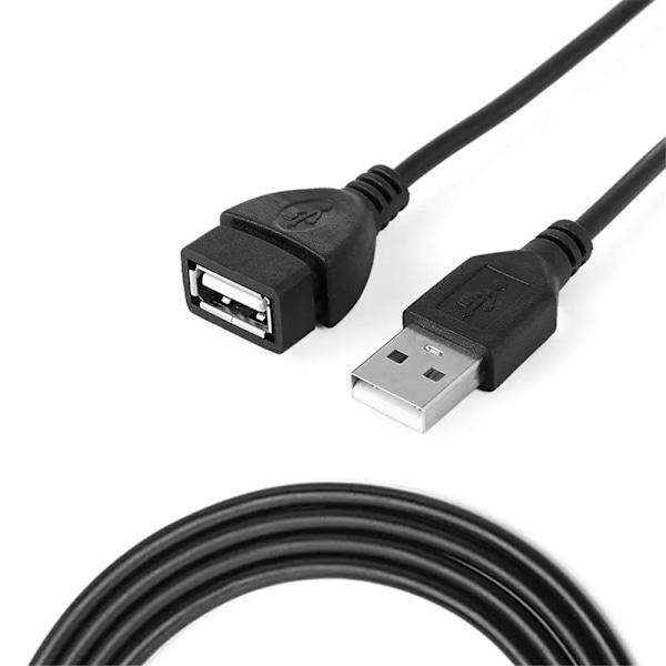 5M USB 2.0 A uros A naaras data synkronointi laturi jatkokaapeli johto