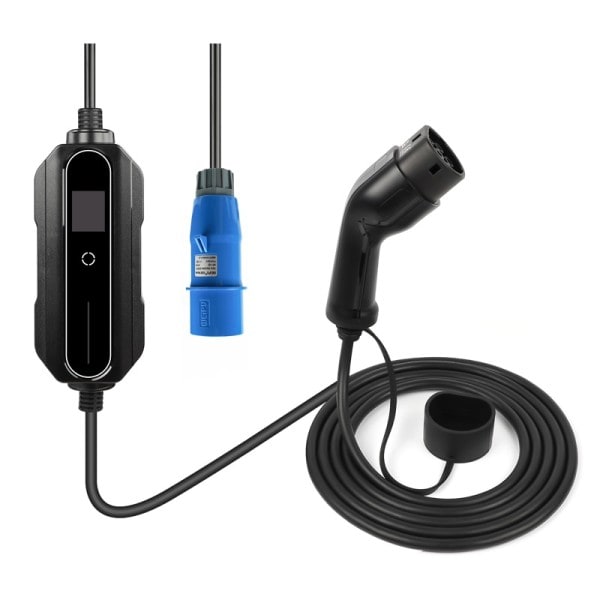 Mobil EV Oplader Wallbox 32A Hurtig Type1  Type 2 CEE 3 Pins til El Bil EVSE Cargador Auto Electrico