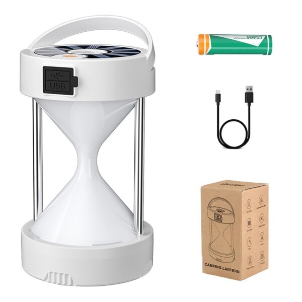Camping utrustning Lantern Utomhus Solar Nödläge Ljus Multifunktionell Tält Ljus