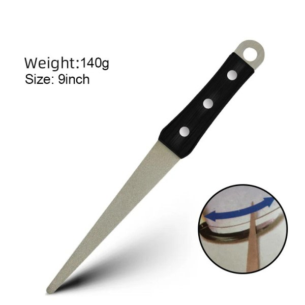 Diamant kniv sliper kniv sliping stål buet overflate honing stein