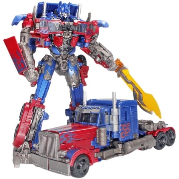 Transformers Optimus Prime Movable Humanoid Robot Figur prydnader Utsökt Boxed Figur Leksaker