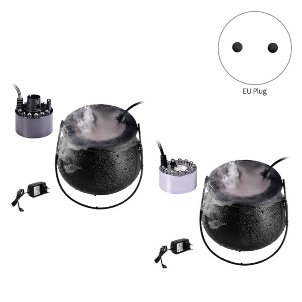 Halloween savu kone LED kostutin sumu sumu muovi väri muuttava noita potti