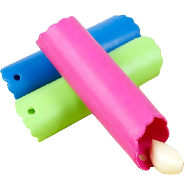 Creative Silicone Hvidløg Peeler Grøntsagsskræller Praktisk Køkken Gadget Hvidløg Stripper Tube