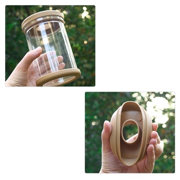 Mini Hydroponic Blomster Kruka Hem Vas Dekor Transparent Imitation Glas Smällfri Växt Krukor