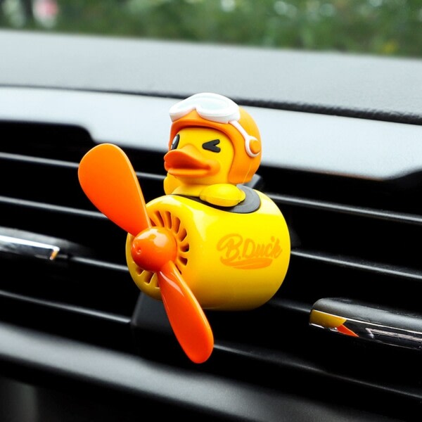 Søt Duck Pilot Duft Aromaterapi Air-uttak For Auto Tilbehør