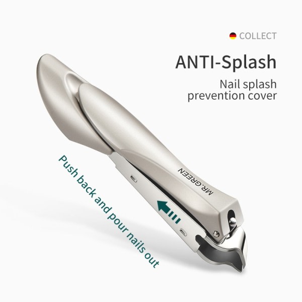Skrå Kant Negle Skæring Klippere Neglebånd Nippere Værktøj Rustfrit Stål Død Skin Skrå Tip Trimmer