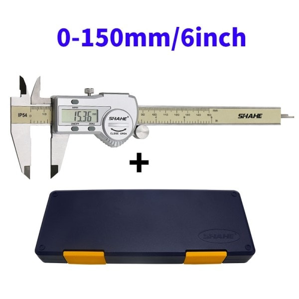 150mm 6tum Digital Bokmått Rostfritt Stål Digital Bok Elektronisk Digital Bok mikrometer Mätning Mätning Verktyg