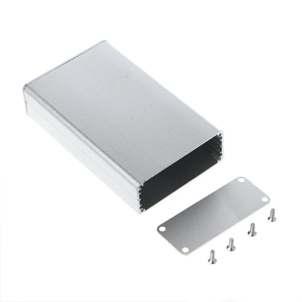 Aluminium projekt låda kapsling fodral elektroniskt gör-det-själv instrument fodral 80x50x20mm