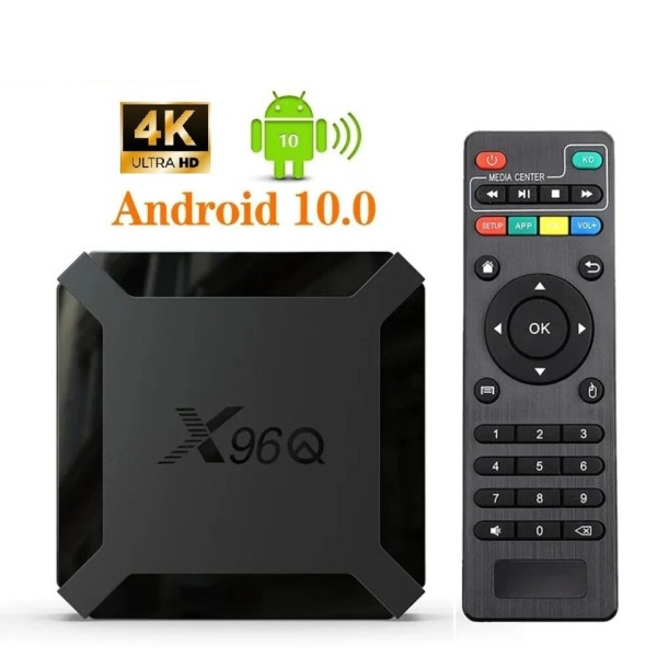 Android 10.0 TV Box  Quad Core 4K 2.4G Wifi Google Player