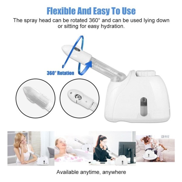 Ansiktsbehandling Steamer Ansikte Vaporizer Sprayer Hud Care Mentle and Deap Cleaning Ansikts Steamer