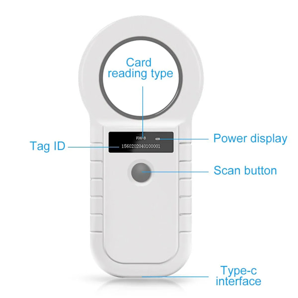 Dyre Læser Kæledyr ID Scanner Mikrochip Tag Registrering For kæledyr